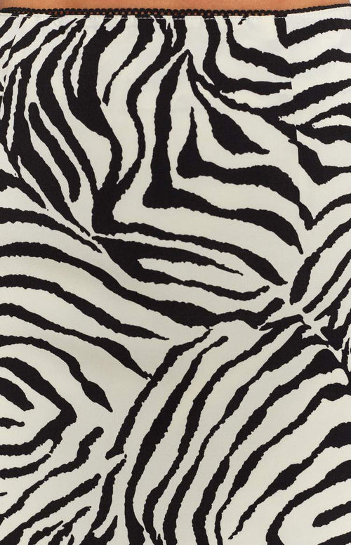 Saturn Mini Skirt Zebra – Beginning Boutique US