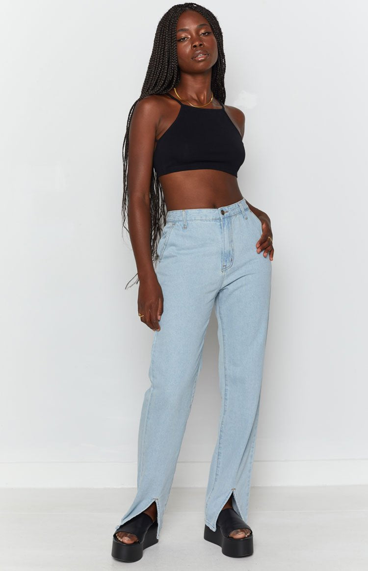 Wonderland Crop Top Black – Beginning Boutique US